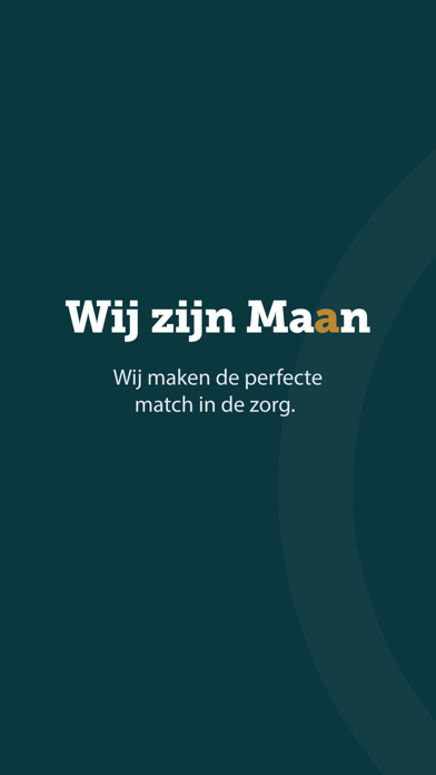Maan Zorgbemiddeling Screenshot