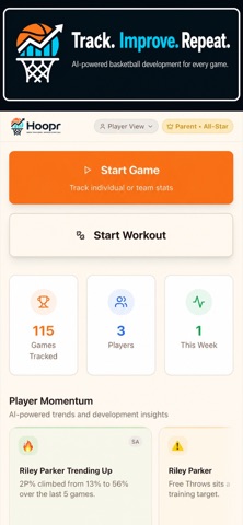 Hoopr: Basketball Intelligence Screenshot 1 of 10