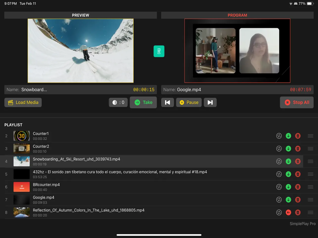 Screenshot #5 pour SimplePlayPro