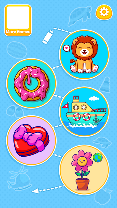 Learn to Draw & Color game app screenshot