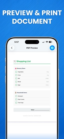Smart Printer App: Scan PDF iPhone screenshot