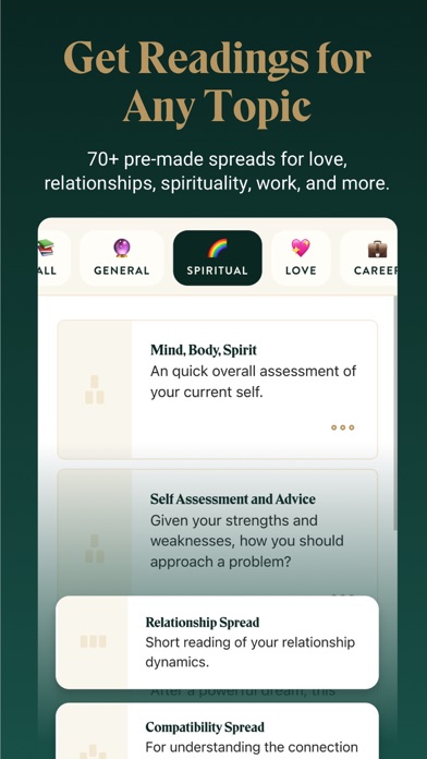 Labyrinthos Tarot Reading Screenshot