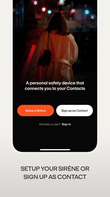 Sirène Personal Safety Device