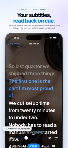 Teleflow - Teleprompter Screenshot 5 of 7