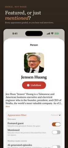 Attunex: Podcast Guest Player screenshot
