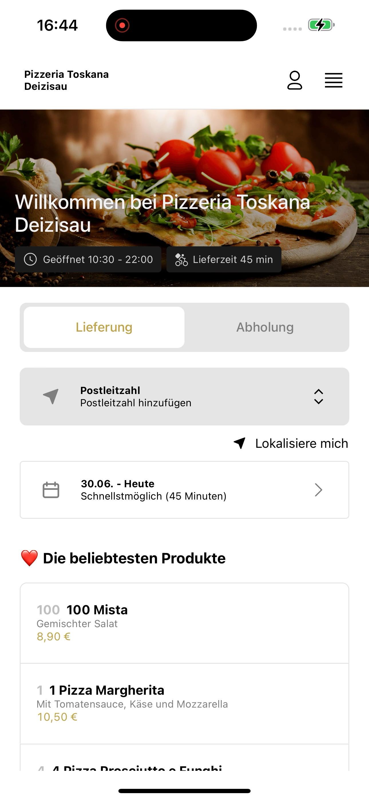 Pizzeria Toskana Deizisau screenshot 6