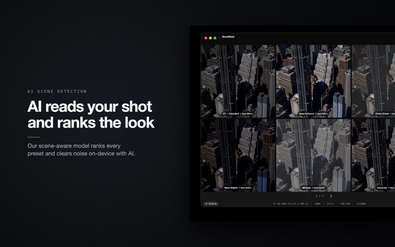 RevelRaw — RAW Photo Editor screenshot