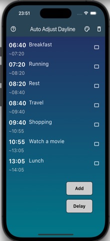Auto Adjust Dayline screenshot