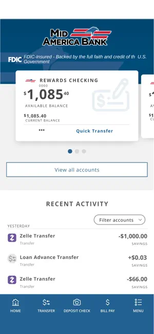 Mid America Bank screenshot 3