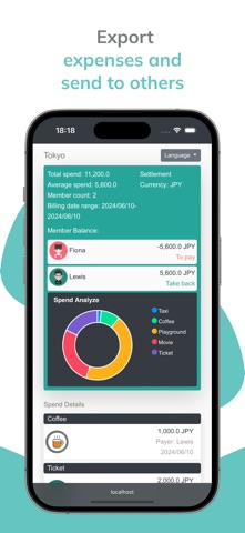 GoDutch: split group expenses Screenshot 7 of 9
