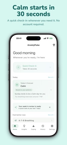 AnxietyPulse - Anxiety Tracker Screenshot 1 of 6