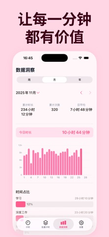 计时器 - HelloTimer 高效时间管理计时神器 screenshot