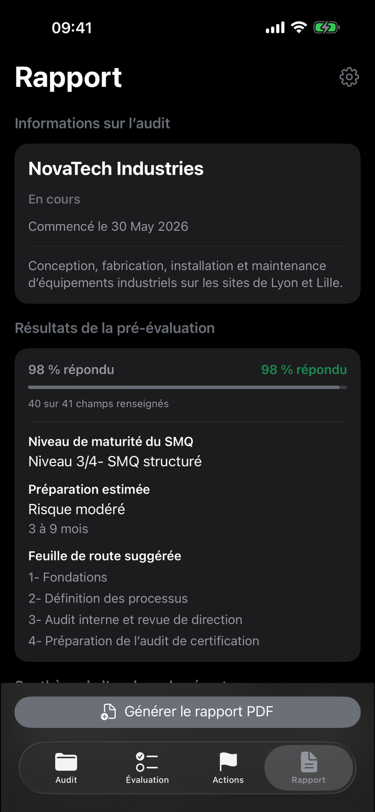 AuditPilot Gap 9001 screenshot 4