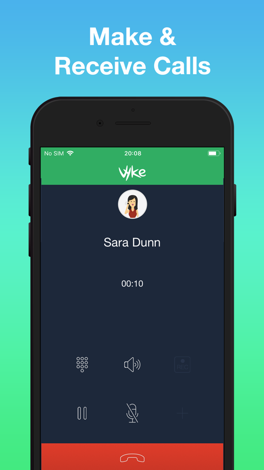 #5. Vyke: Second Phone Number (iOS) 게시자: Vyke Telecoms Limited