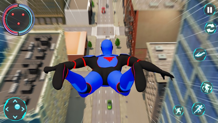 Flying Super Hero Robot Fight