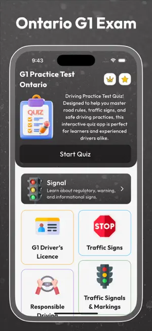 G1 Test Ontario - Test Prep screenshot 1