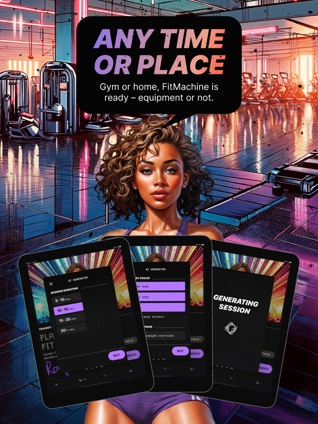 ‎FitMachine: Legends of Fitness Screenshot