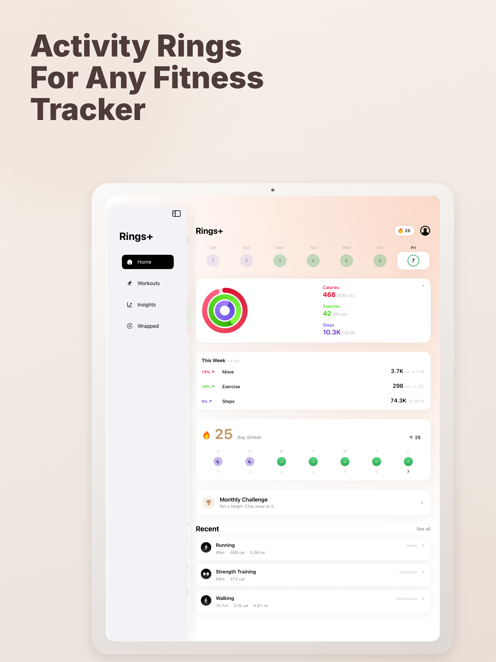 Rings+: Activity Rings screenshot 7