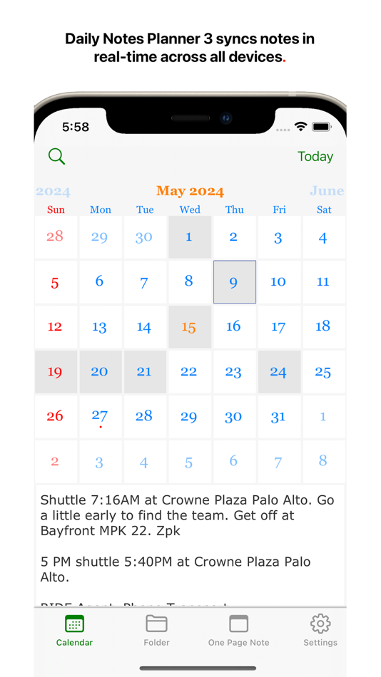 #1. Daily Notes Planner 3 (iOS) 由: Truth Honest Messaging, Inc.