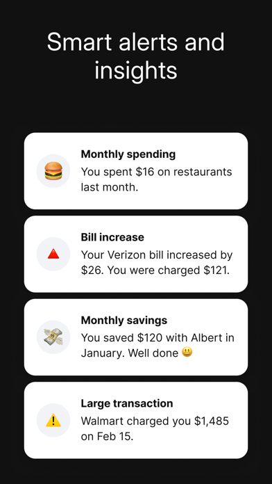 Albert: Budgeting and Banking Screenshot