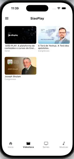 Capture d'écran de Siaoplay sur iPhone 4