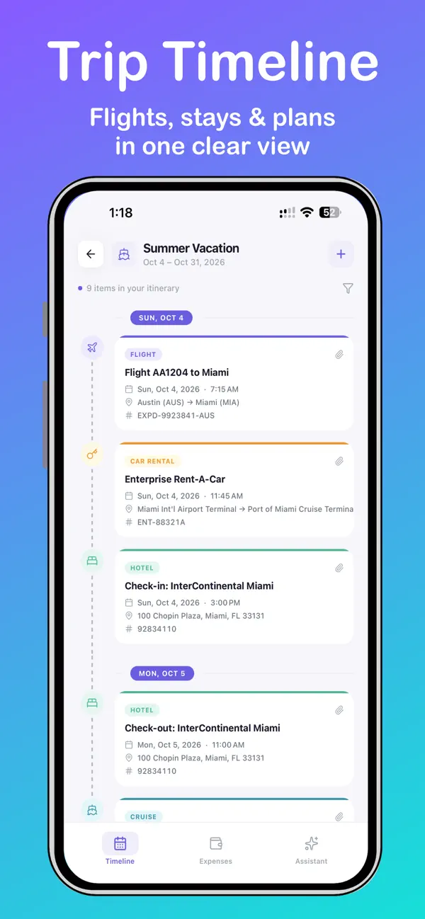 Screenshot #3 pour WayPoint: AI Trip Assistant