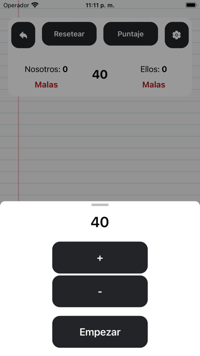 Anotador: Truco Screenshot