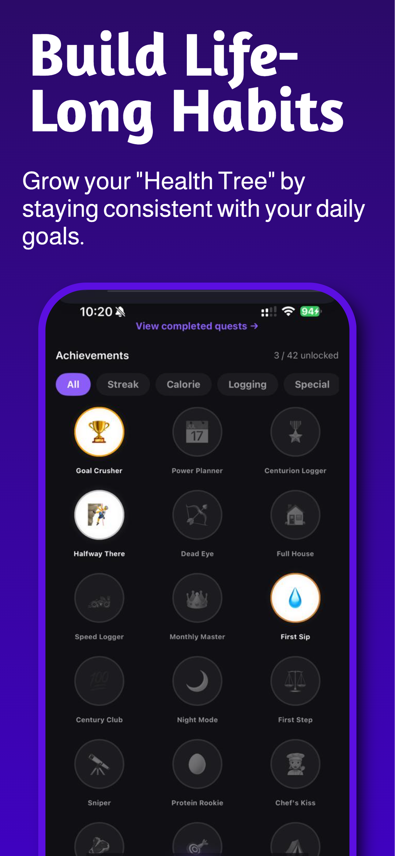 Calorie Counter: Food track screenshot 10