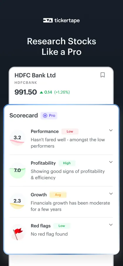 Screenshot 5 von 6 zu Tickertape: India & US Stocks