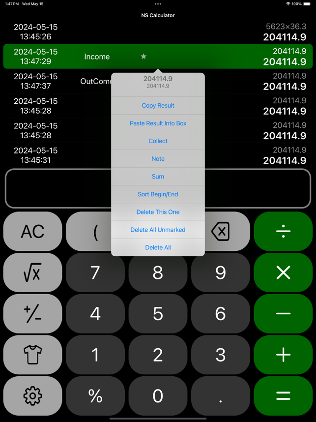 ‎Calculator Pro - NS Screenshot