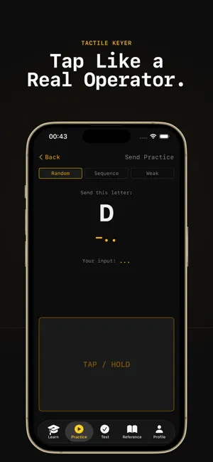Ditdah CW: Morse Code Trainer screenshot 4