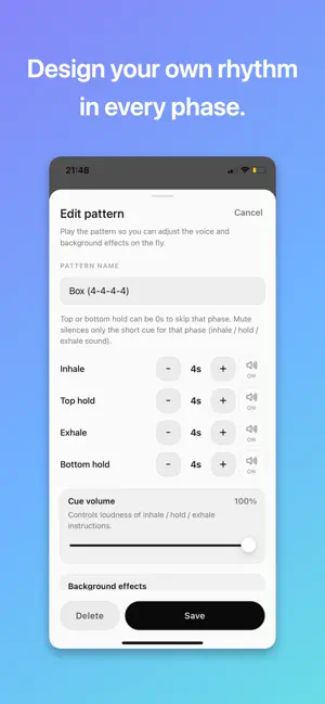 Exhale – Breathing Patterns screenshot 2