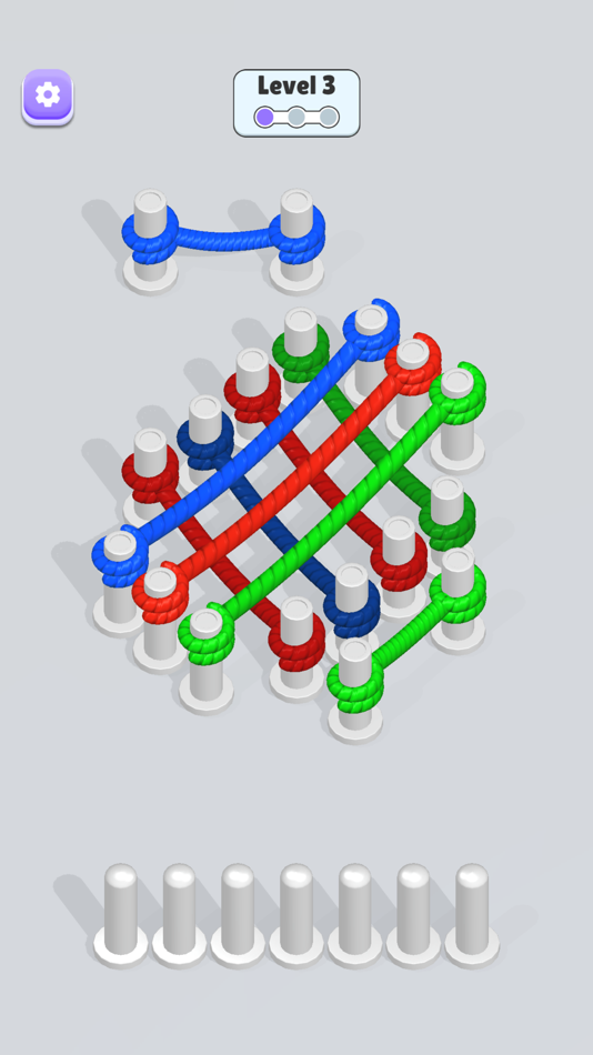 #1. Rope Triple Match (iOS) 由: 8Great, Games LLC