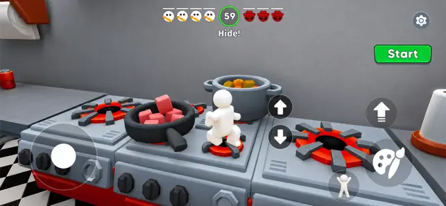 Paint Hide And Seek Camo Guys iPhone screenshot 2