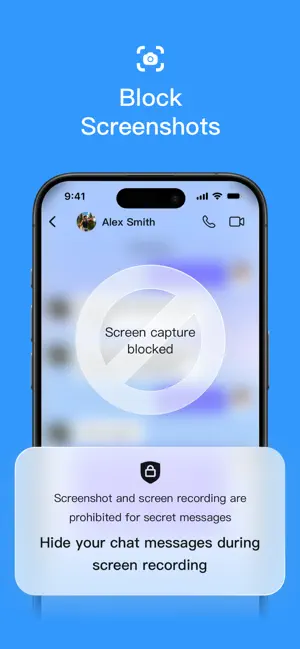 BFF Messenger - Private Chat iPhone screenshot 2