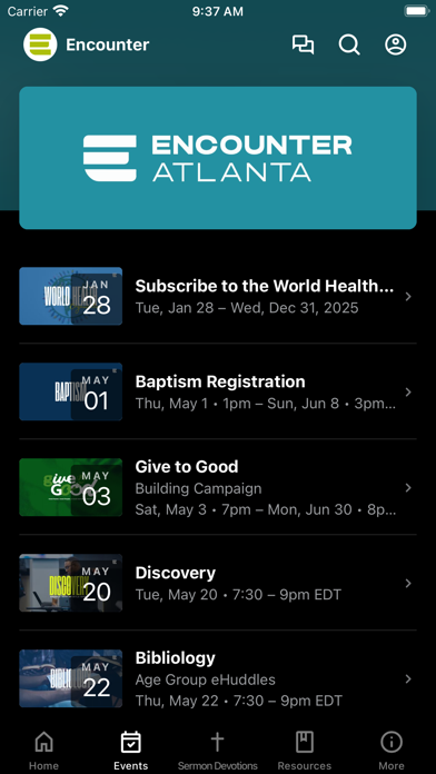 Encounter Church Atlanta Screenshot