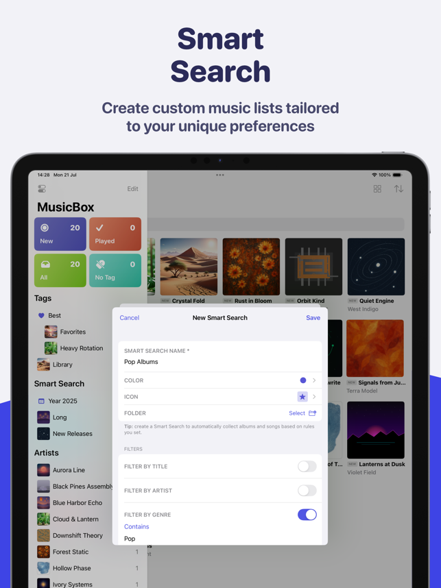 ‎MusicBox: Save Music for Later Screenshot