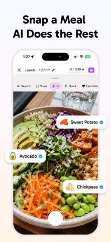 Bodyfon: AI Calorie Tracker iPhone screenshot
