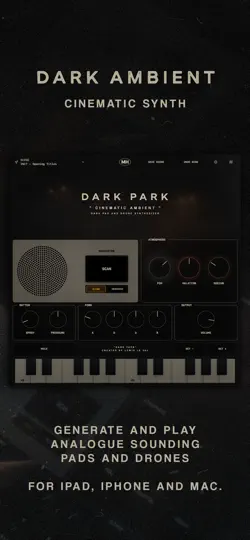 Скриншот Dark Park - Cinematic Synth на iPhone 1