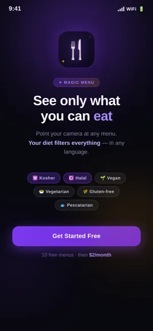 Magic Menu - Scanner & AI screenshot 1