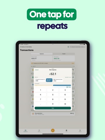 MET: Mileage, Expense, & Time iPad screenshot
