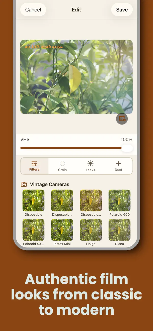 Screenshot #2 pour Hype Cam: Y2K Vintage Camera