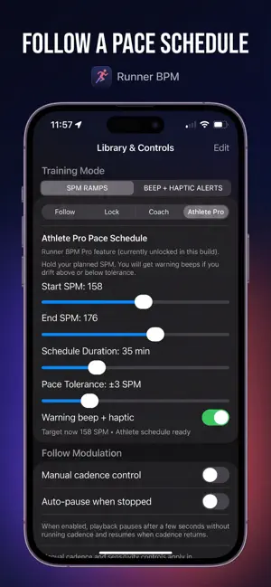 Runner BPM screenshot 1