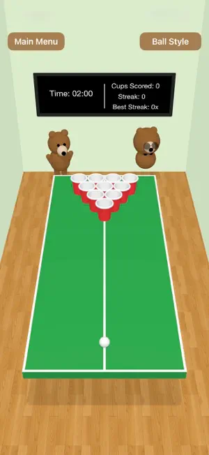 Bear Pong 3D screenshot 3