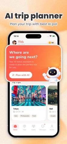 Mita: Plan Trips with AI Screenshot 3 of 7