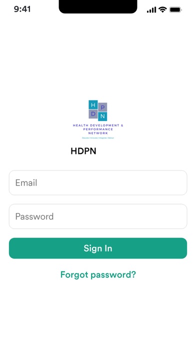 HDPN education Screenshot