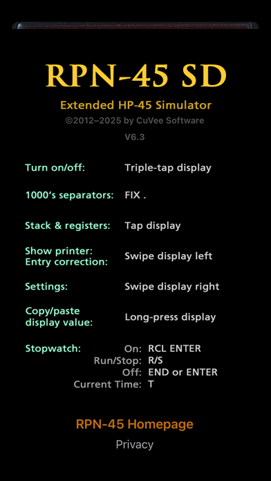 RPN-45 SD Screenshot