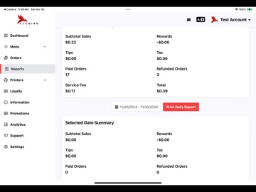 Redbird Management iPad screenshot