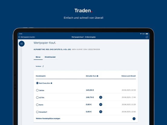 Screenshot #6 pour 1822direkt Banking App