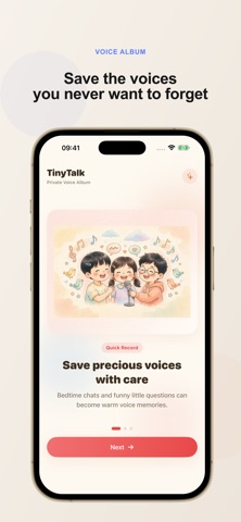 TinyTalk Voice Memories Screenshot 1 of 5